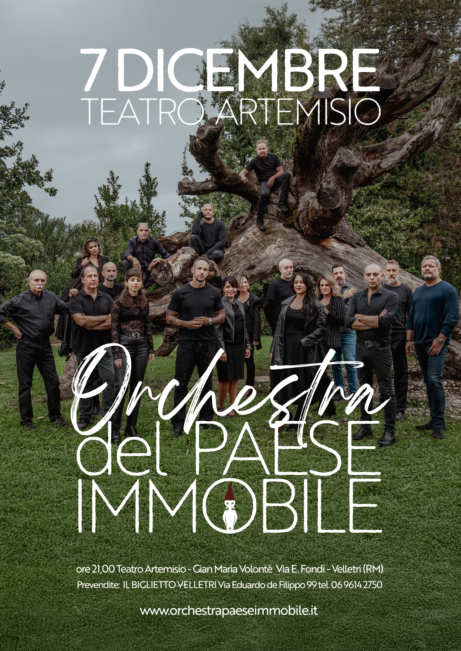 Locandina concerto Orchestra del Paese Immobile